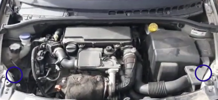 Comment changer une ampoule de feu de croisement sur Citroën C3 ?