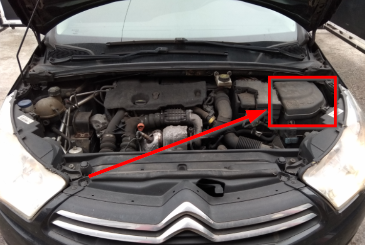 Fusibles compartiment moteur Citroën C4