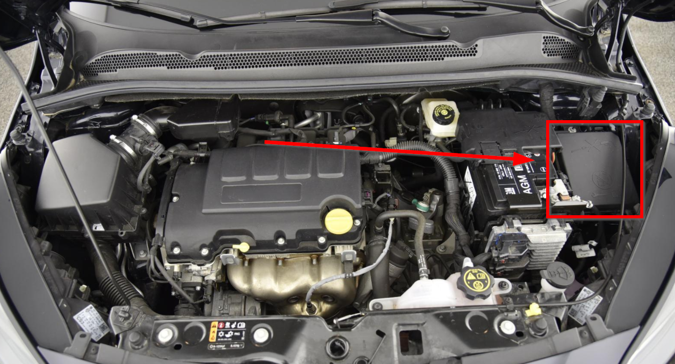 Schema Boîte à Fusible Opel Corsa D' 1.3 Cdti www.packauto.fr