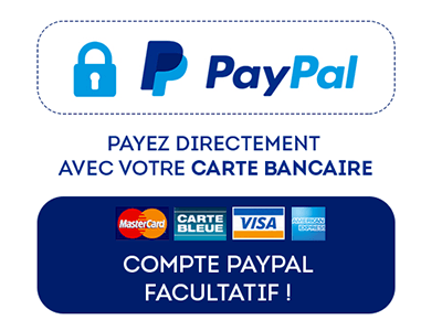 Sécurisé avec Paypal