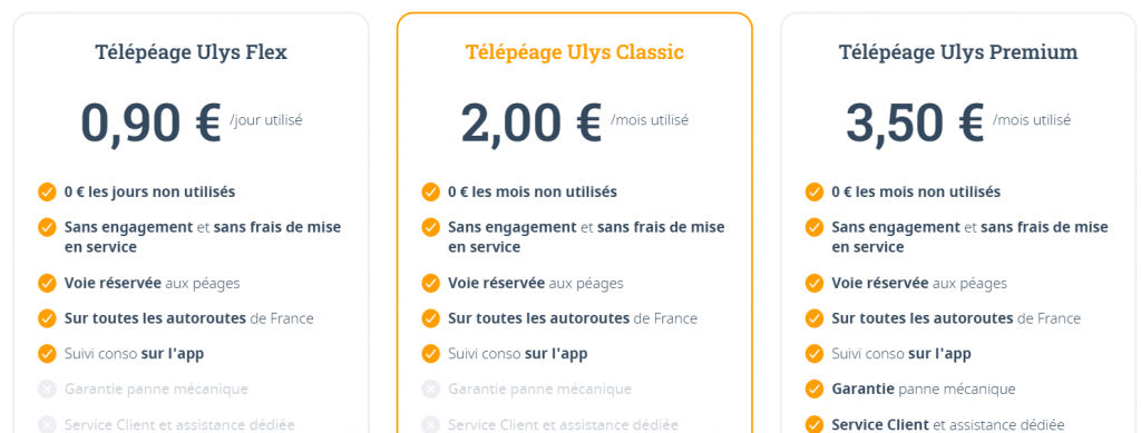 avis Ulys télépéage